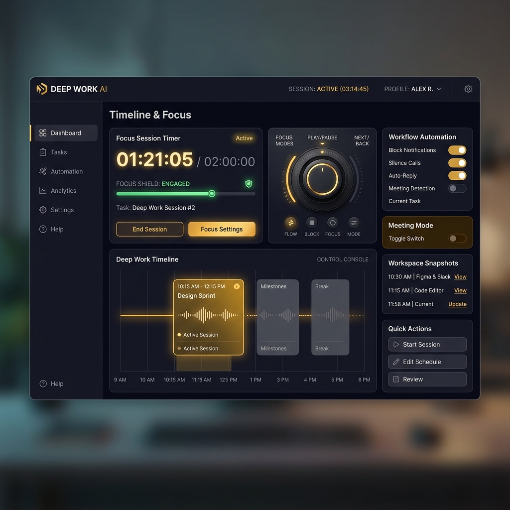 Deep Work AI Console